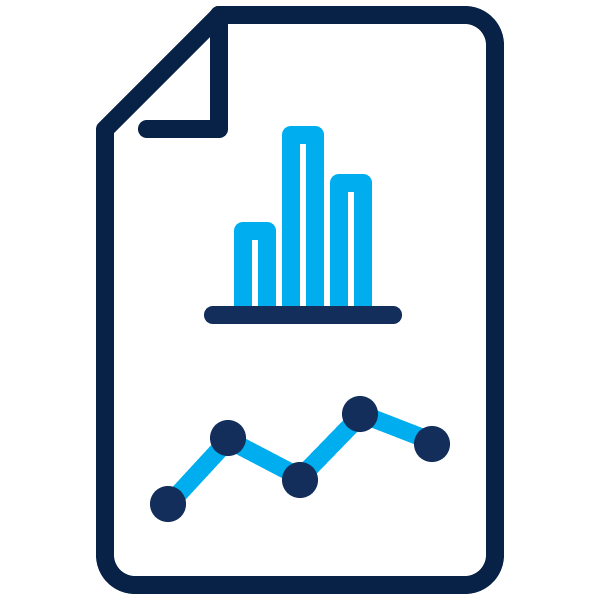 Document with graphs Icon