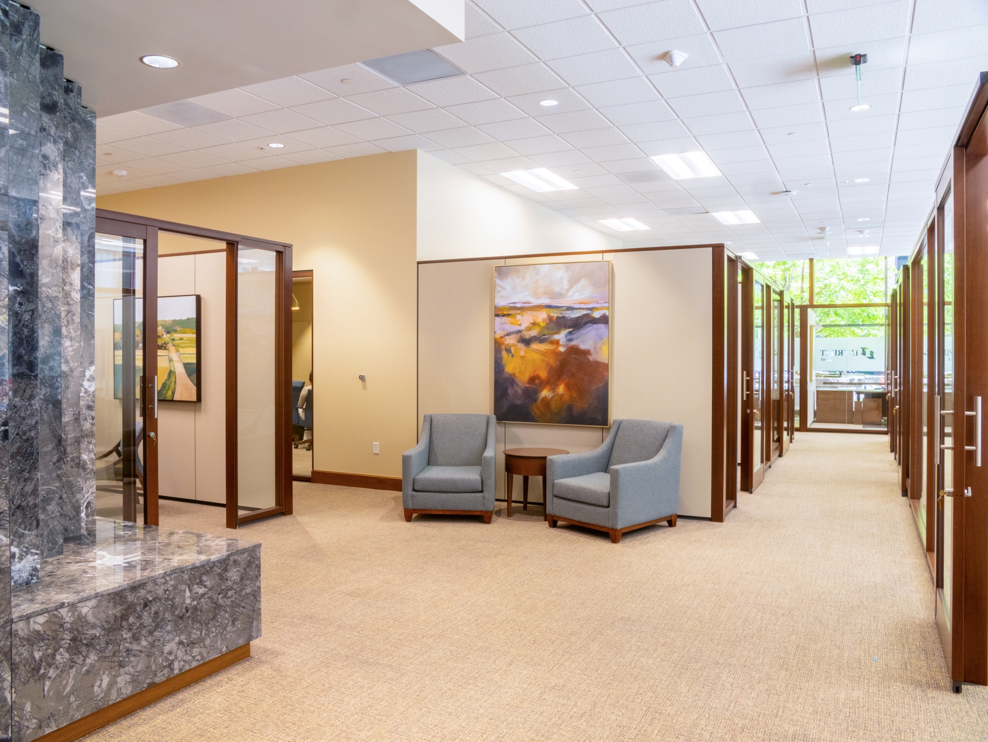 Interior photo of the Webster Internationaling center in downtown Oklahoma City.