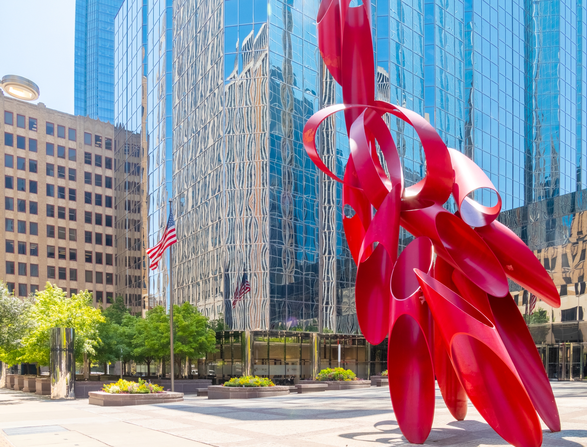 Exterior of Leadership Square, the location of Webster International's banking center in downtown Oklahoma City.