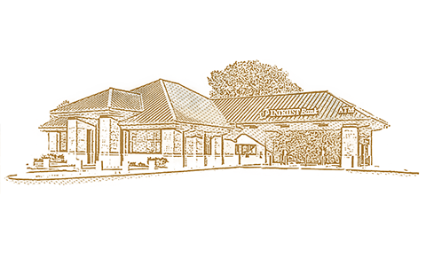 Illustration of an Webster Internationaling center